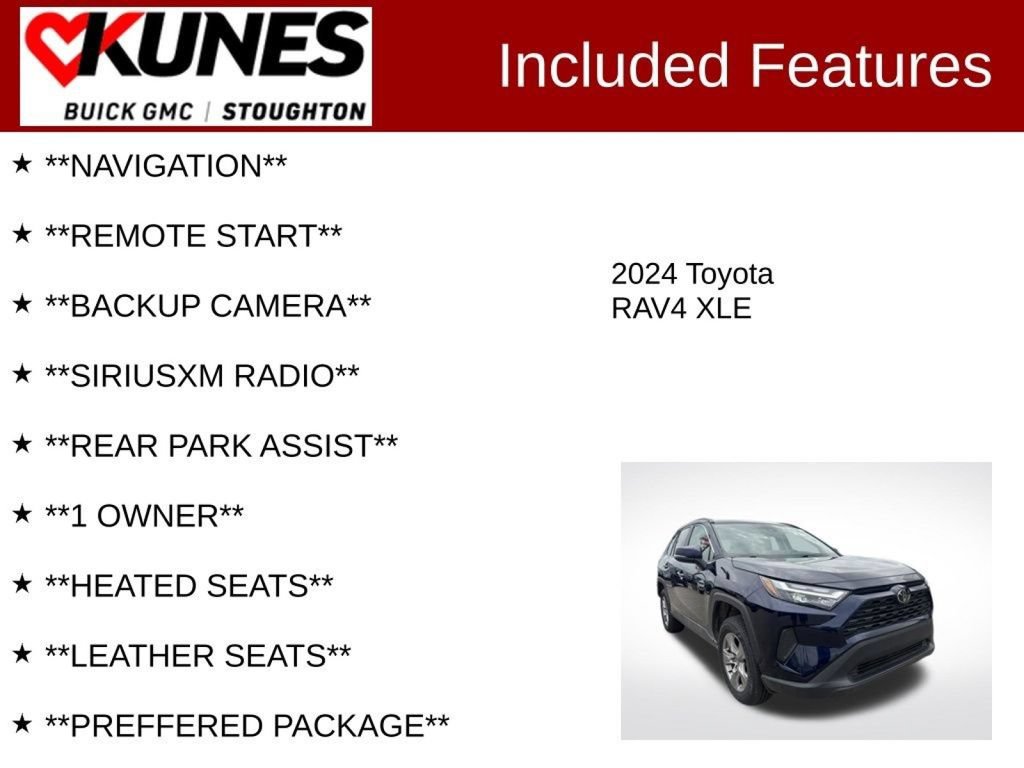 Used 2024 Toyota RAV4 XLE w/ Weather Package AWD/4WD image 4