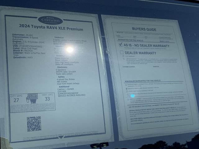 Certified 2024 Toyota RAV4 XLE Premium w/ Weather Package AWD/4WD image 38