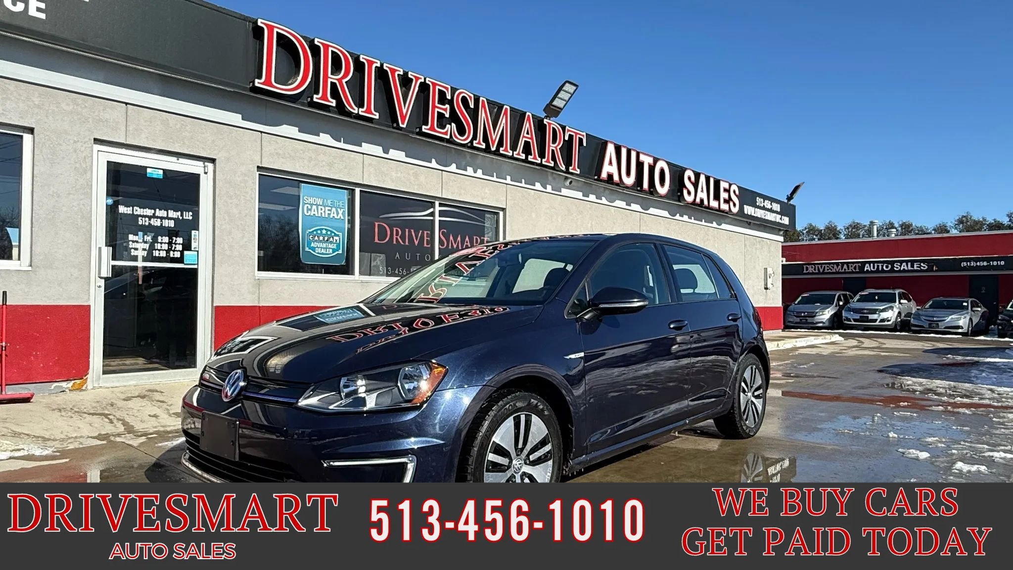 Used 2016 Volkswagen e-Golf SE w/ DC Fast Charging Package image 1