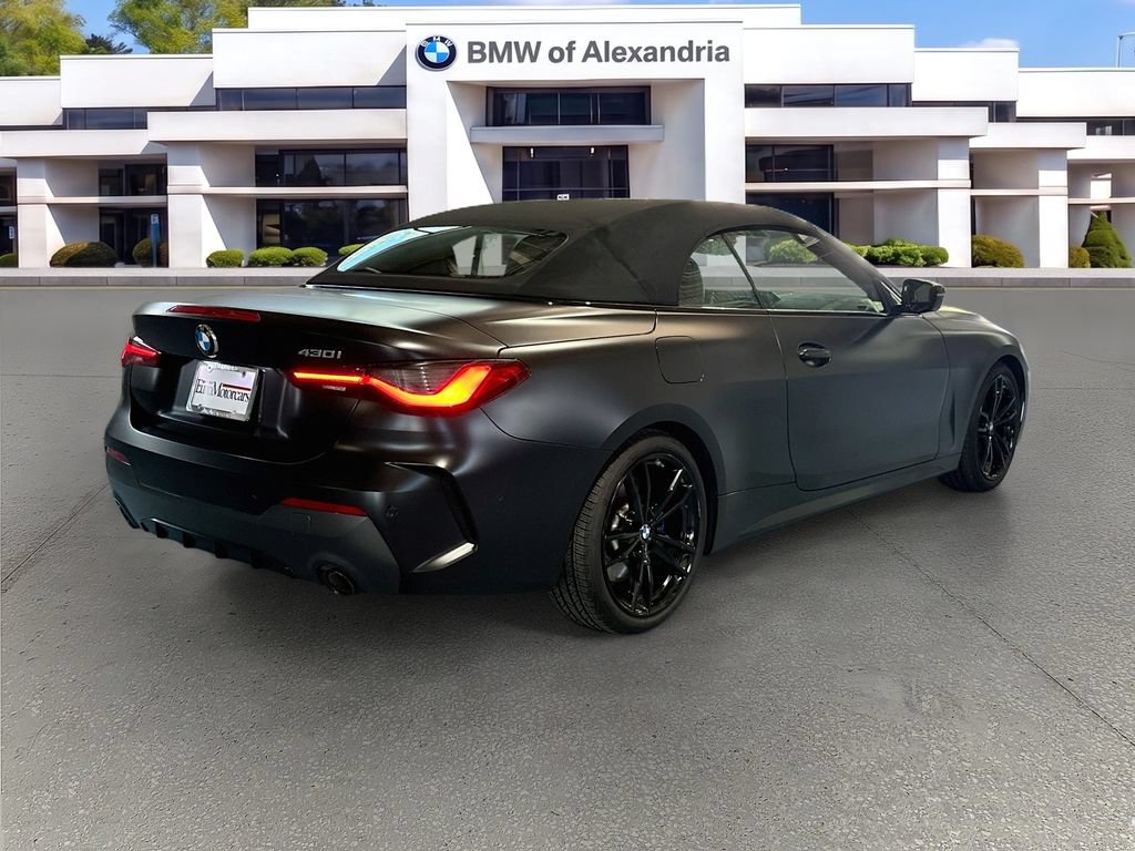 Used 2024 BMW 430i Convertible w/ M Sport Package RWD image 5