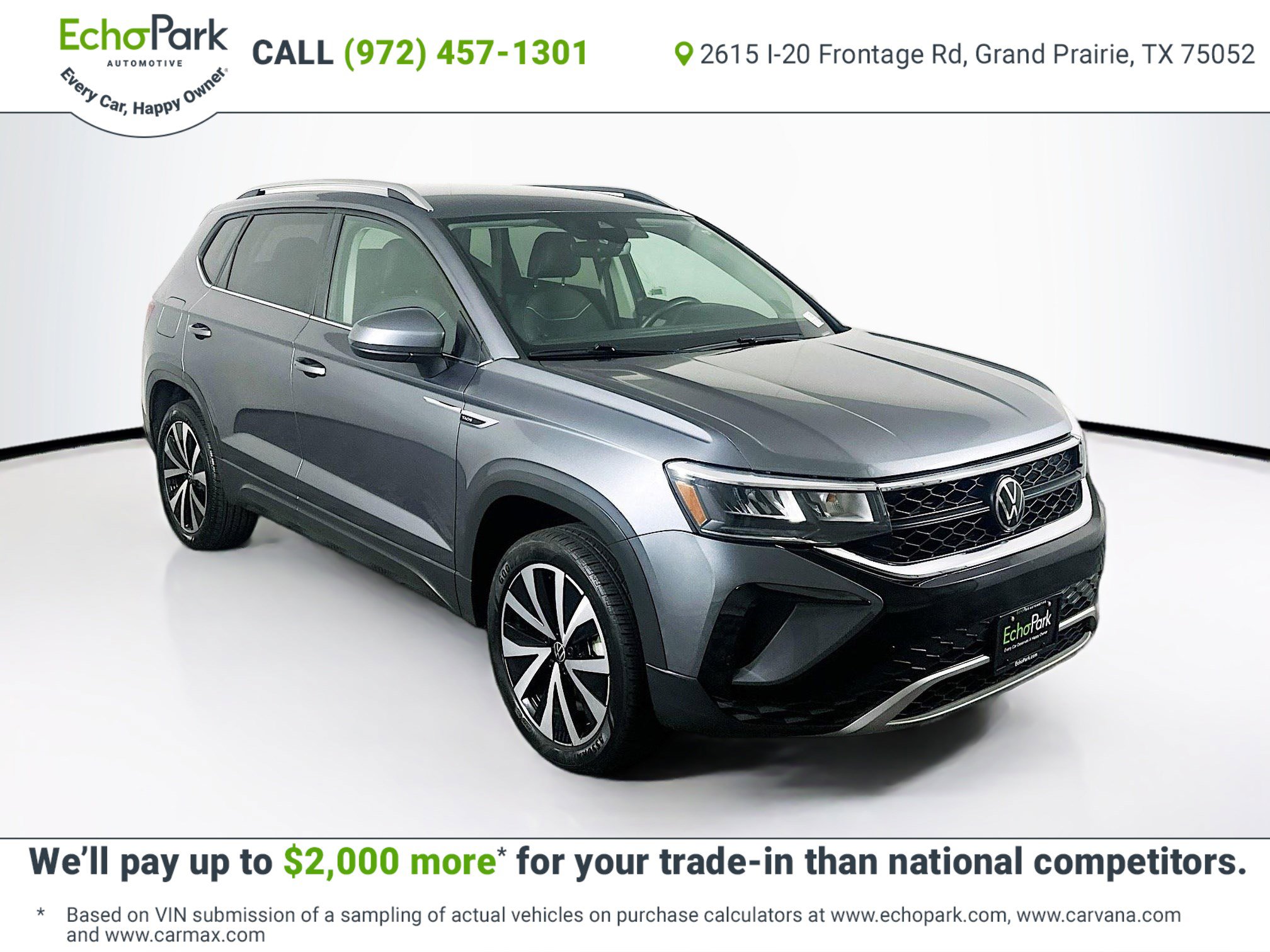 Used 2024 Volkswagen Taos SE image 1