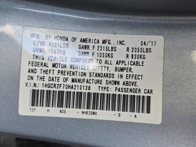 Used 2017 Honda Accord EX image 25