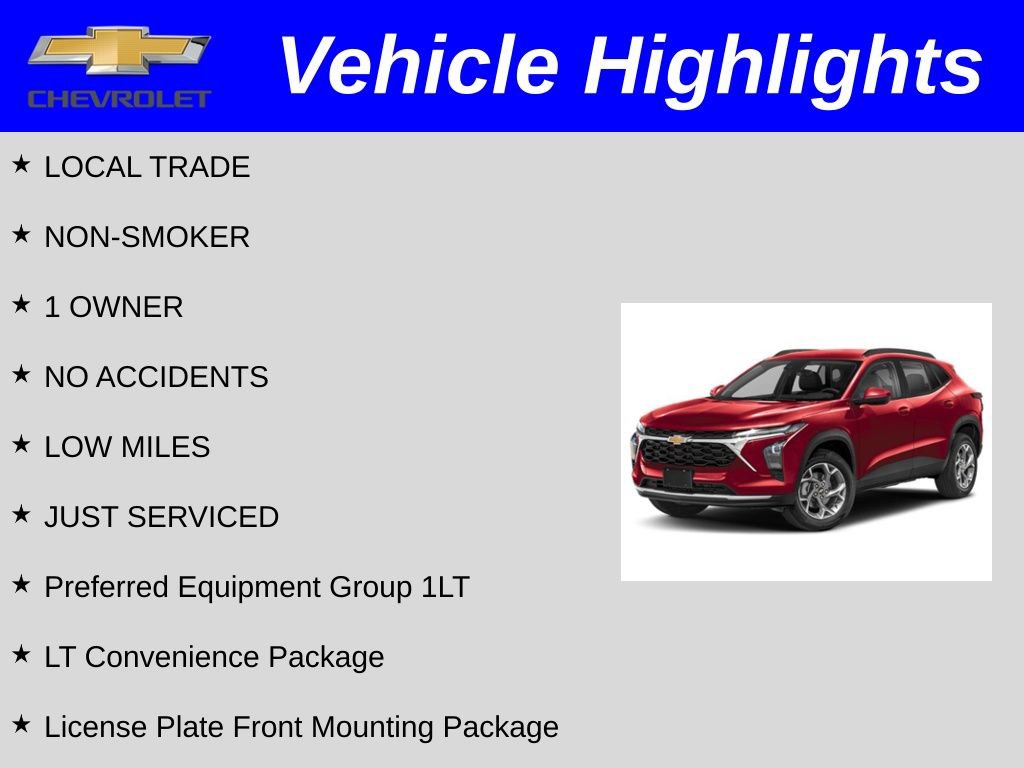 Used 2025 Chevrolet Trax LT w/ LT Convenience Package FWD image 2