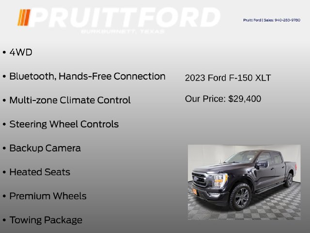 Used 2023 Ford F150 XLT w/ Equipment Group 302A High AWD/4WD image 31