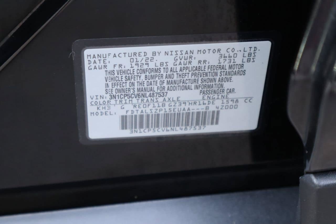 Used 2022 Nissan Kicks SV w/ Interior Electronics Package FWD image 27