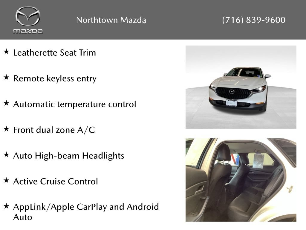 Certified 2021 MAZDA CX-30 AWD 2.5 S w/ Select Package image 10