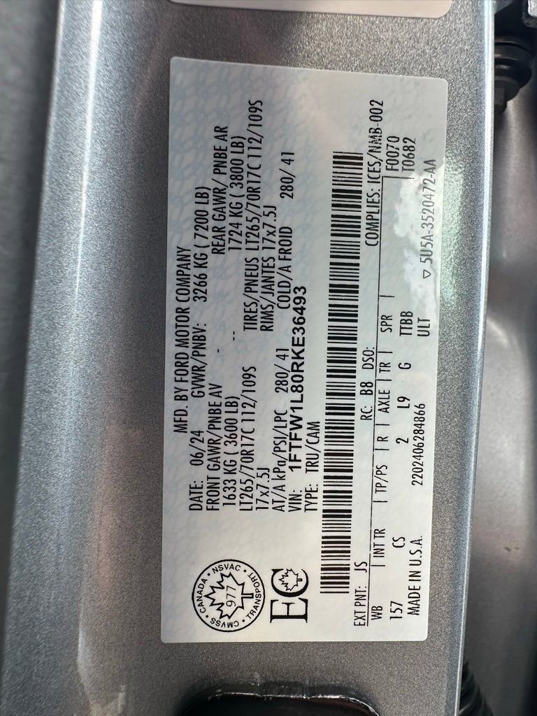 Used 2024 Ford F150 XL w/ Equipment Group 103A High AWD/4WD image 24