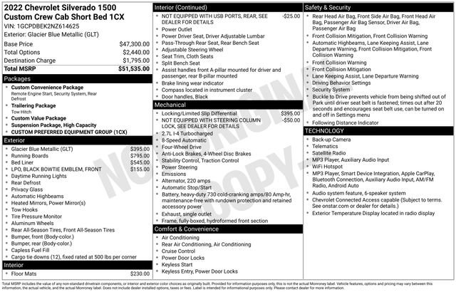 Used 2022 Chevrolet Silverado 1500 Custom AWD/4WD image 17