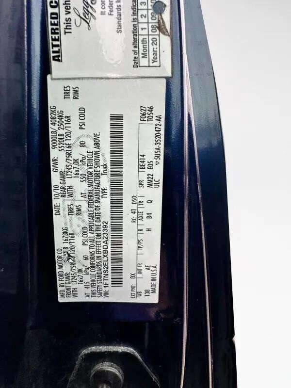 Used 2011 Ford E-250 and Econoline 250 Extended w/ Commercial Cargo Van Pkg image 17