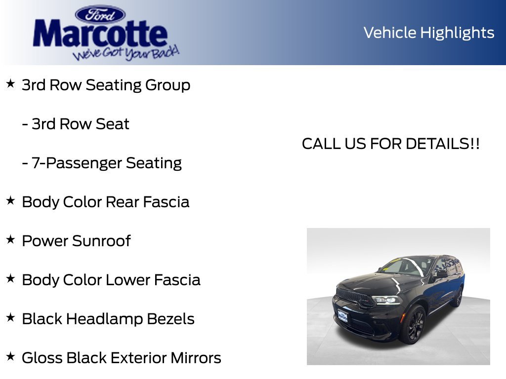 Used 2023 Dodge Durango SXT w/ SXT Blacktop Group AWD/4WD image 24