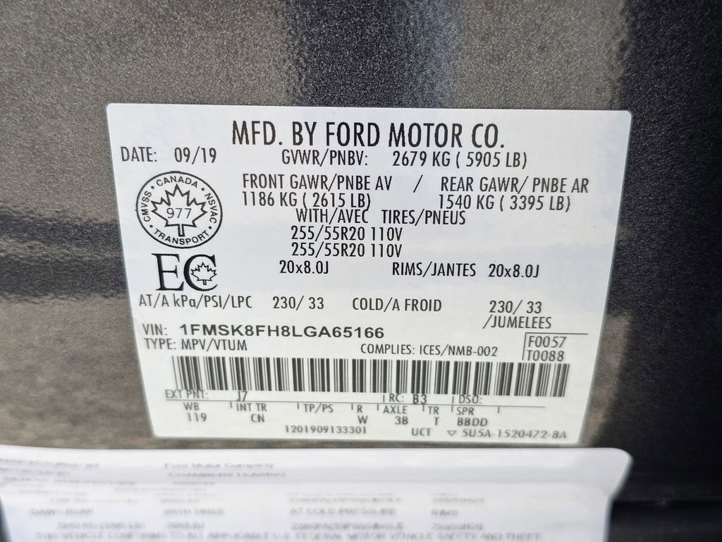 Used 2020 Ford Explorer Limited w/ Class III Trailer Tow Package image 12