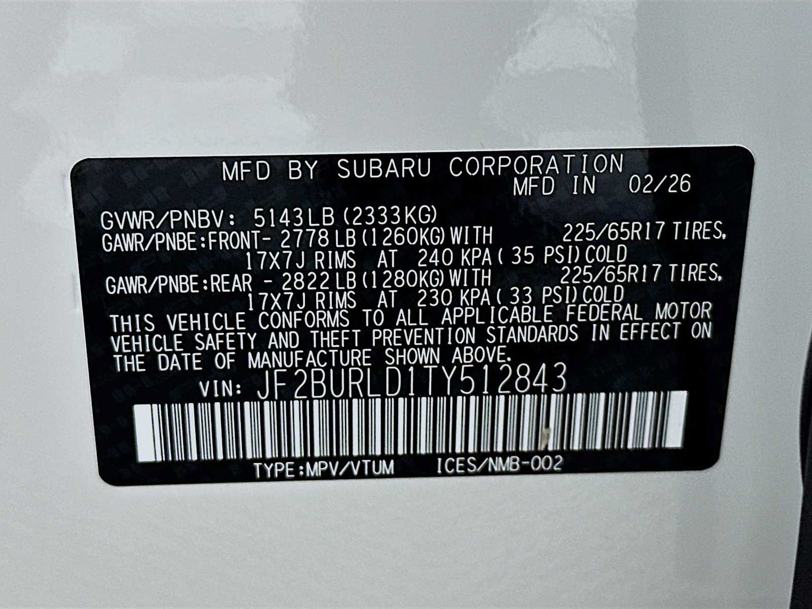 New 2026 Subaru Outback Wilderness AWD/4WD image 31