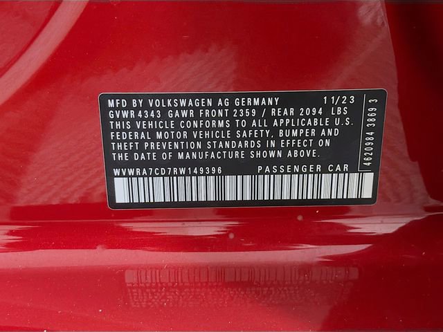 Used 2024 Volkswagen GTI SE FWD image 34