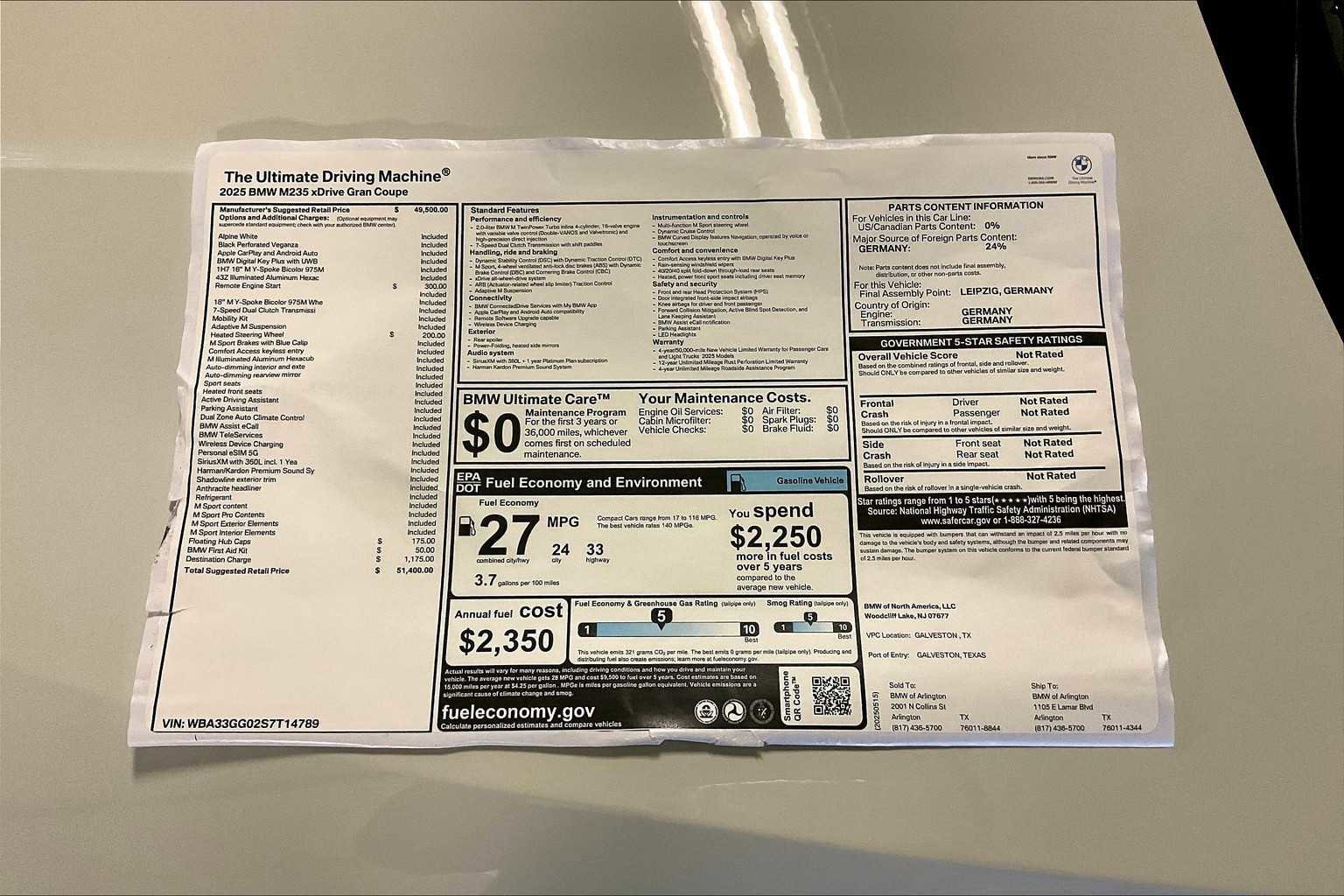 Used 2025 BMW M235i xDrive image 19