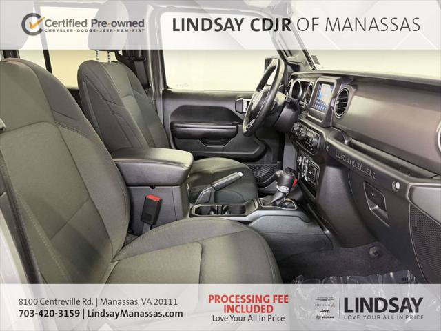 Certified 2020 Jeep Wrangler Unlimited Sport AWD/4WD image 16