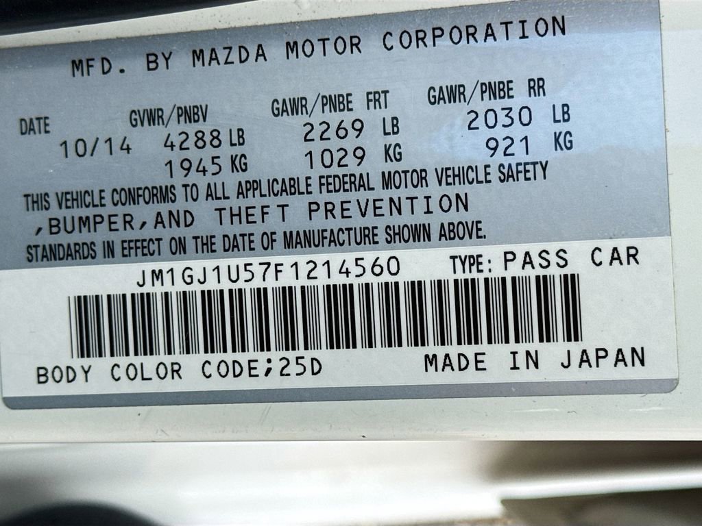 Used 2015 MAZDA MAZDA6 Sport image 37