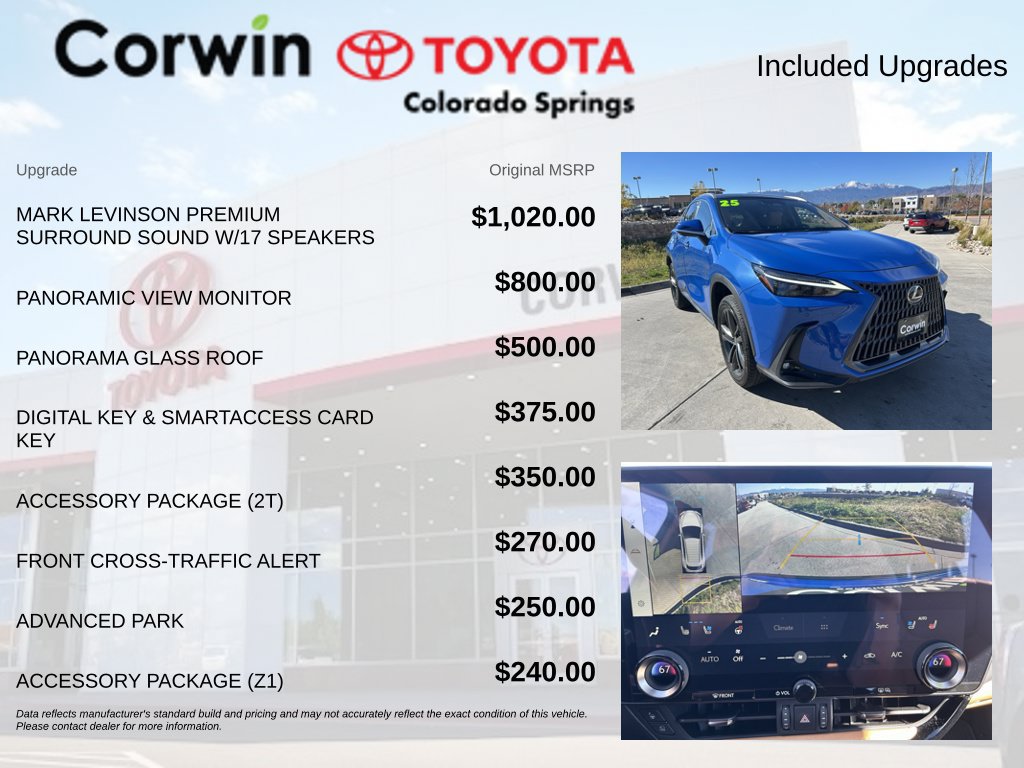 Used 2025 Lexus NX 450h+ AWD w/ Accessory Package (2T) image 4