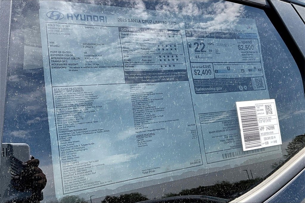 New 2025 Hyundai Santa Cruz Limited image 14