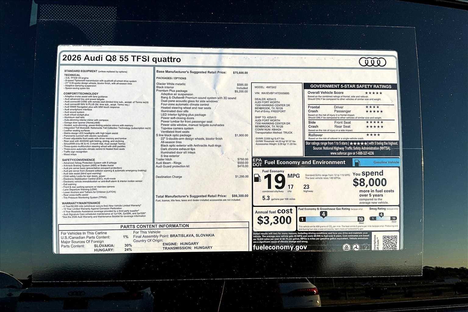 New 2026 Audi Q8 Premium Plus image 16