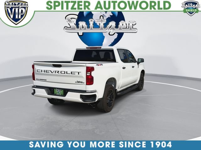 Used 2025 Chevrolet Silverado 1500 Custom w/ Turbomax Blackout Package AWD/4WD image 9