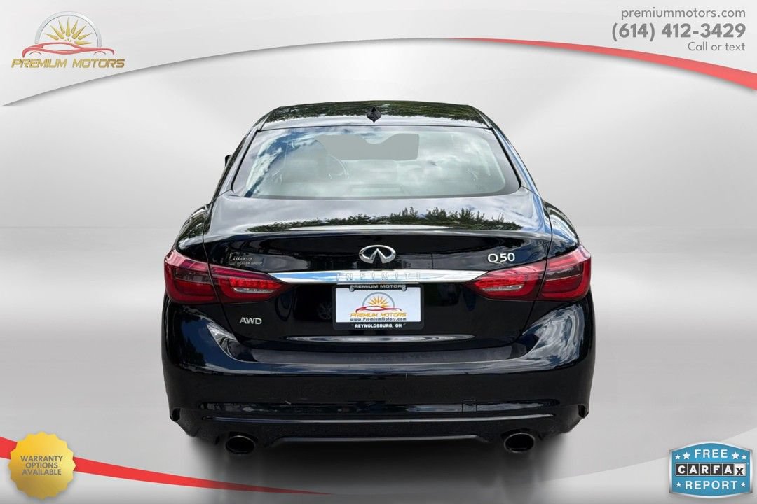 Used 2018 INFINITI Q50 Luxe w/ Essential Package (3.0T Luxe) AWD/4WD image 4