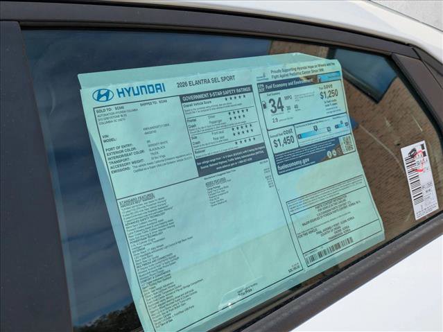 New 2026 Hyundai Elantra Sport w/ Cargo Package image 23