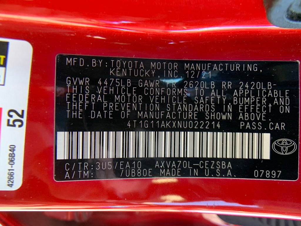 Used 2022 Toyota Camry SE image 32