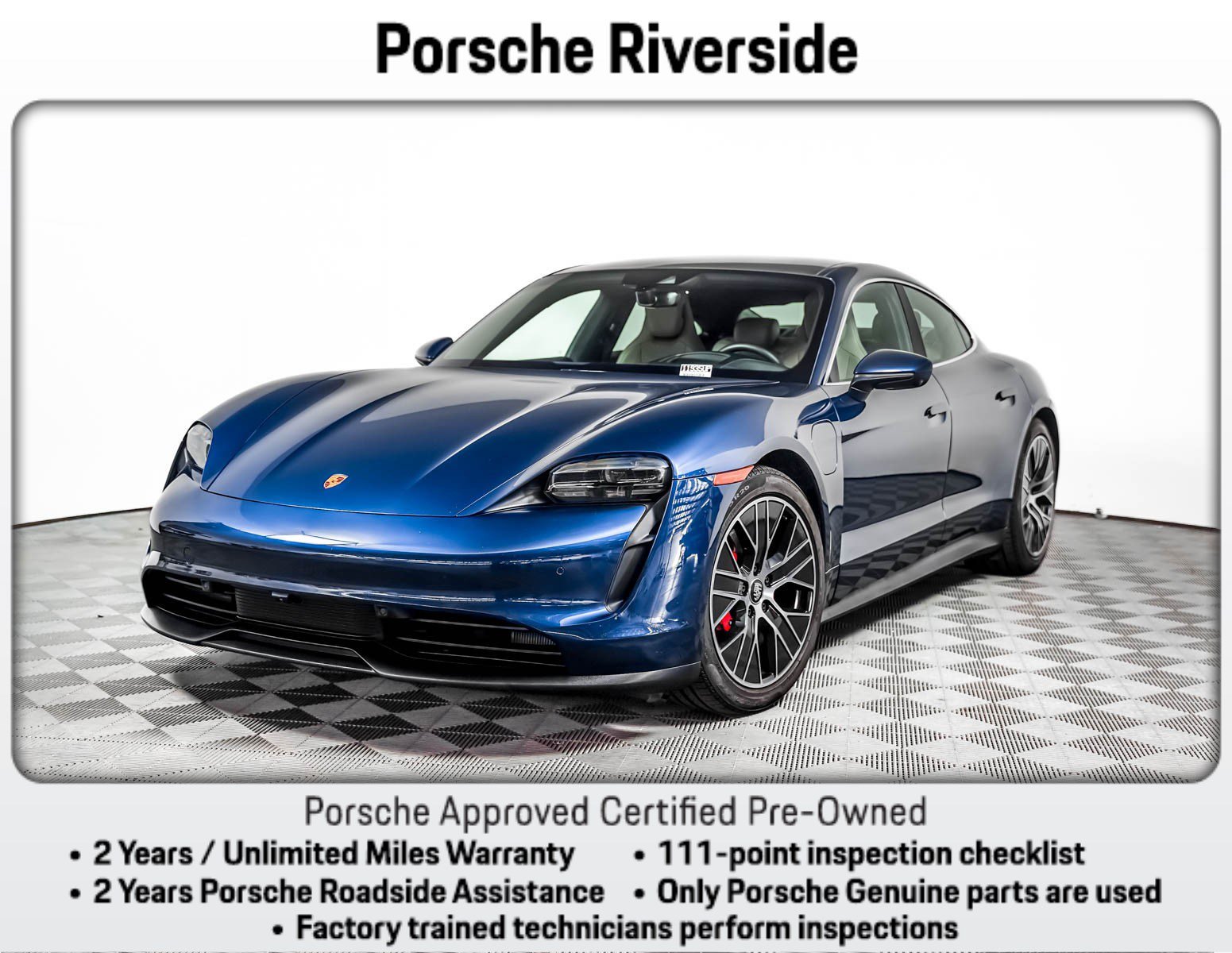 Certified 2023 Porsche Taycan 4S AWD/4WD image 1