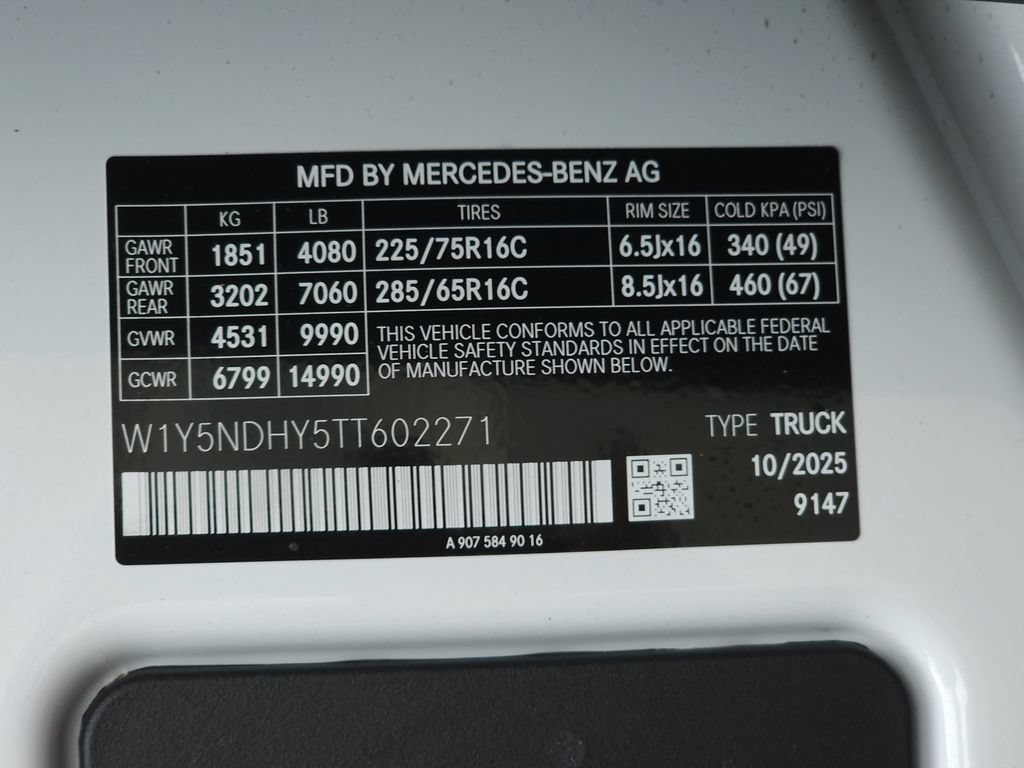 Used 2026 Mercedes-Benz Sprinter 3500 image 30