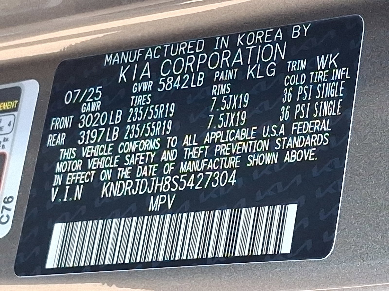 New 2025 Kia Sorento EX w/ EX Panoramic Sunroof Package image 17