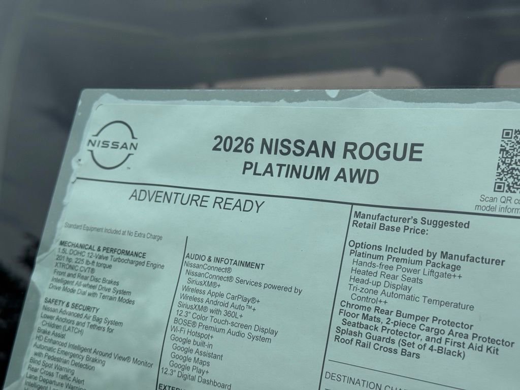 New 2026 Nissan Rogue Platinum image 25