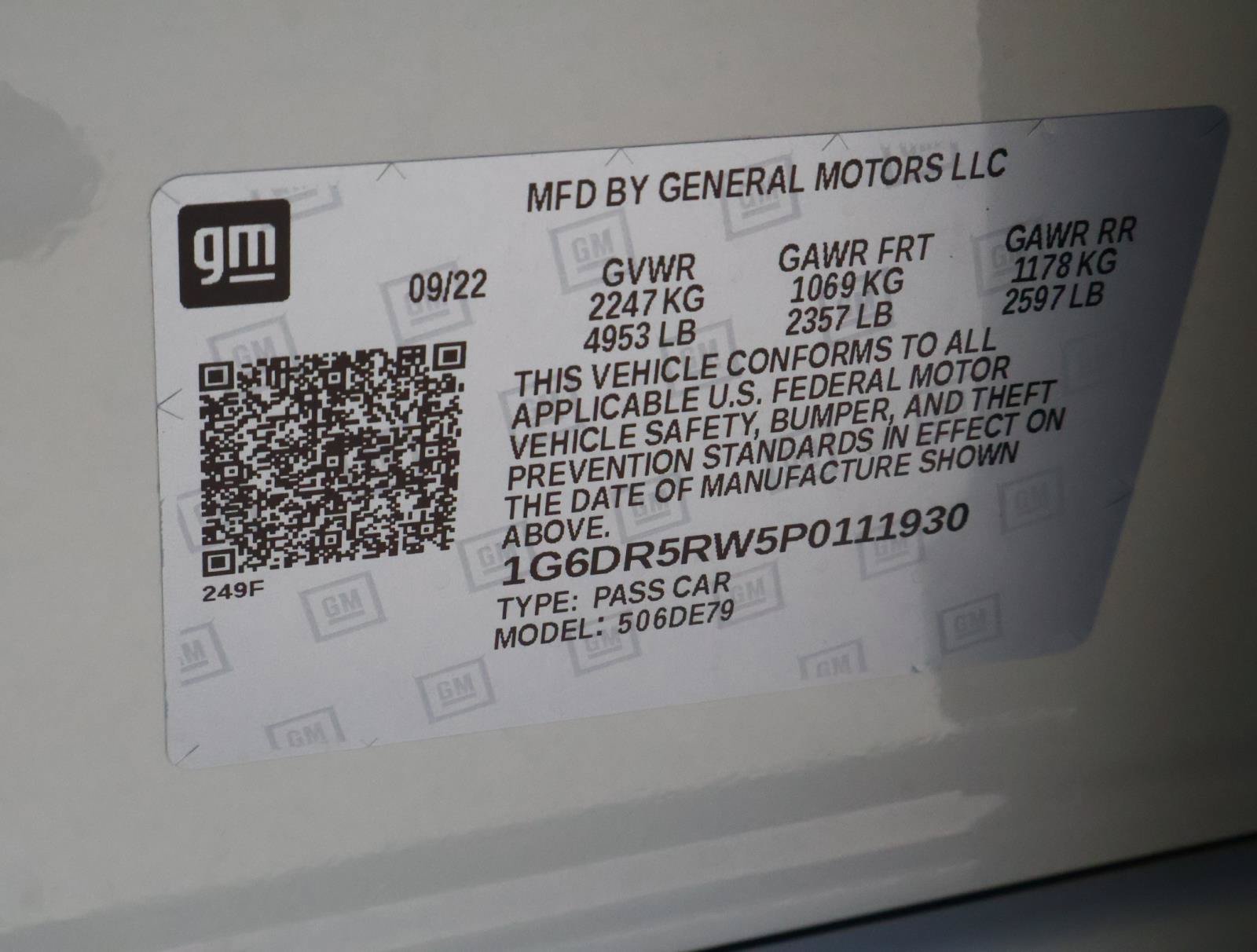 Certified 2023 Cadillac CT5 V w/ Premium Package RWD image 26