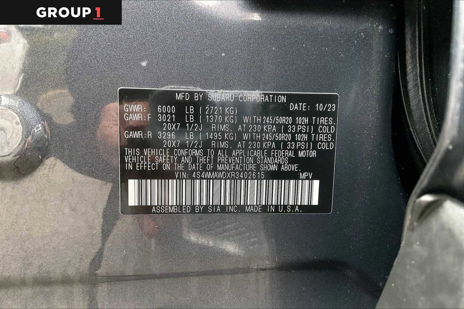Certified 2024 Subaru Ascent Touring AWD/4WD image 37