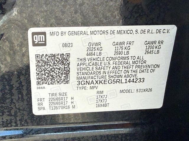 Certified 2024 Chevrolet Equinox LT w/ LPO, Floor Liner Package image 24