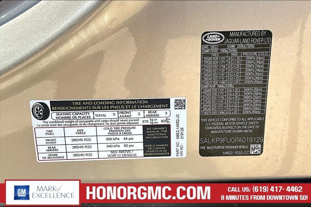 Used 2023 Land Rover Range Rover SE AWD/4WD image 20