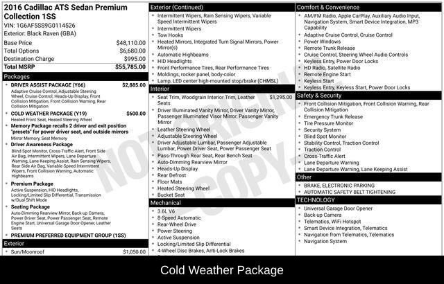 Used 2016 Cadillac ATS Premium w/ Driver Assist Package RWD image 5