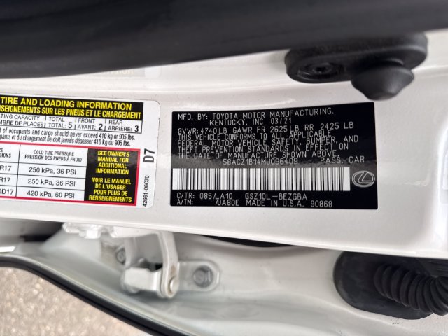 Used 2021 Lexus ES 350 w/ Accessory Package FWD image 28