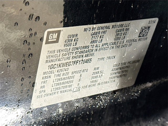 Used 2015 Chevrolet Silverado 2500 LTZ w/ Z71 Package, Off-Road image 32