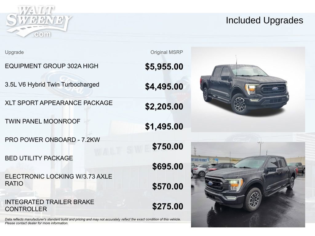 Used 2023 Ford F150 XLT w/ Equipment Group 302A High image 11