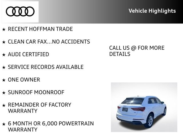 Certified 2025 Audi Q3 2.0T Premium w/ Convenience Package image 10