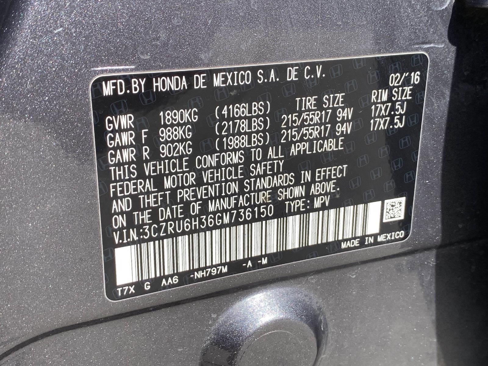 Used 2016 Honda HR-V LX image 42