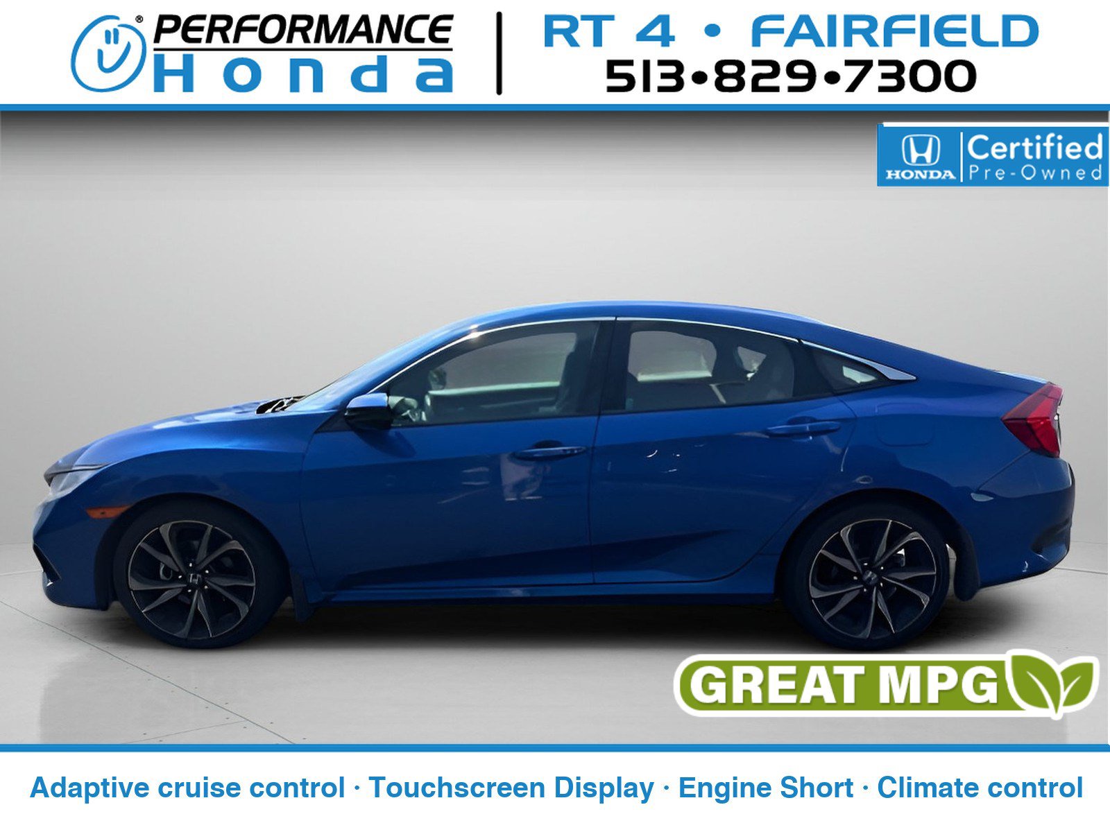 Used 2020 Honda Civic Sport image 1