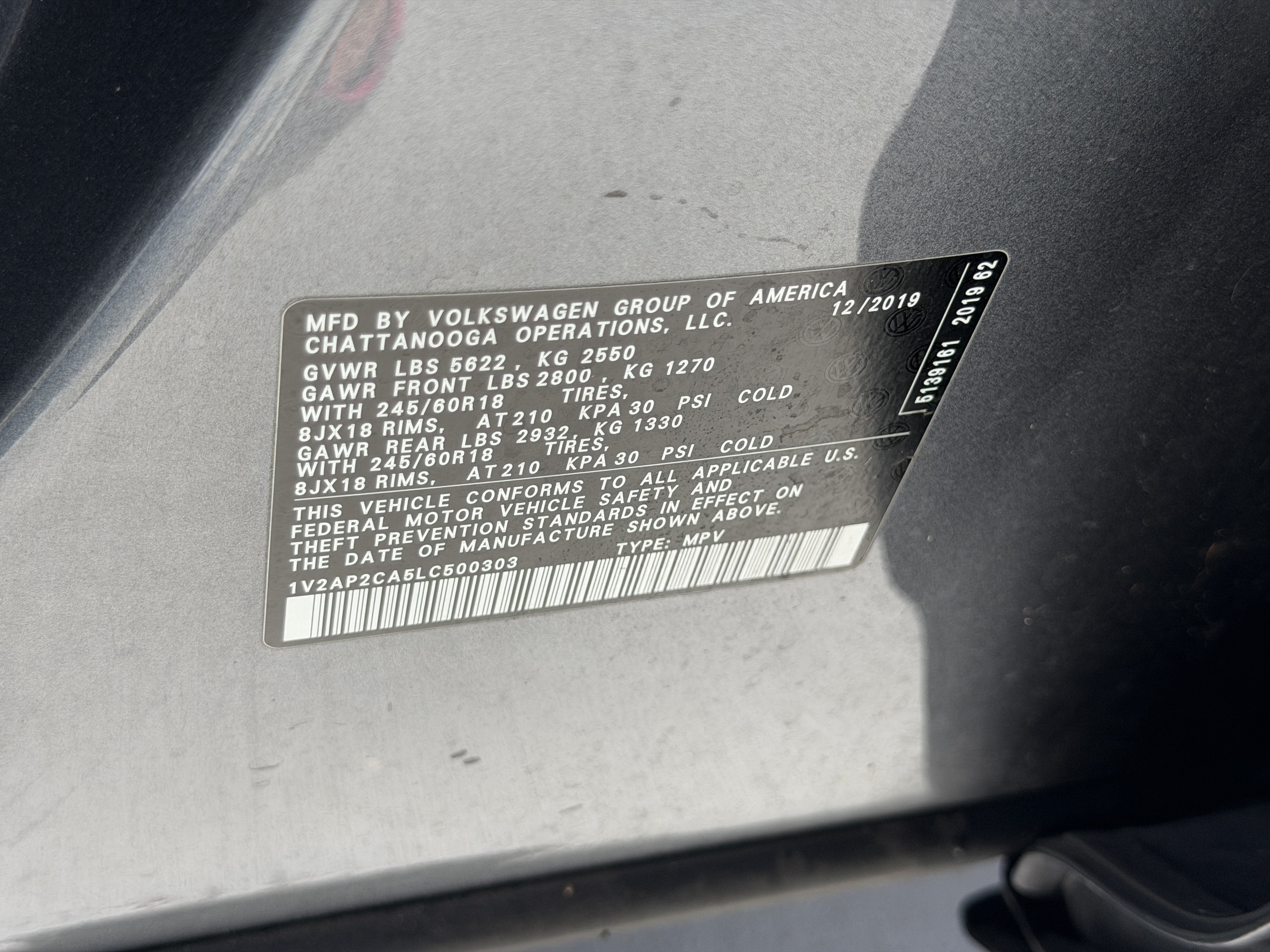 Used 2020 Volkswagen Atlas S FWD image 32