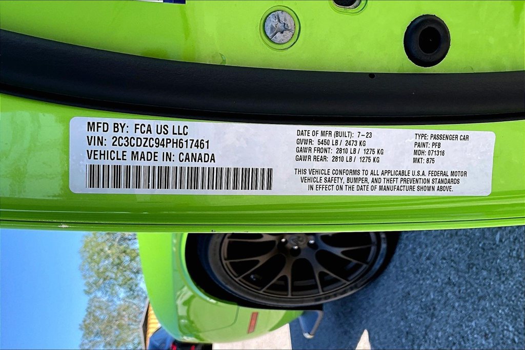 Used 2023 Dodge Challenger SRT Hellcat w/ Driver Convenience Group RWD image 42