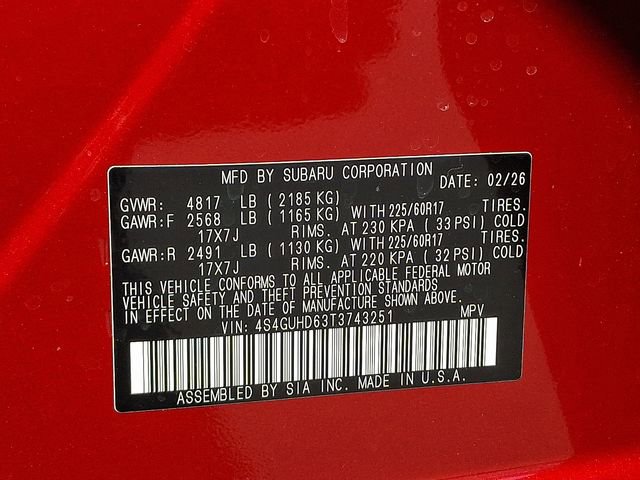 New 2026 Subaru Crosstrek 2.0i Premium AWD/4WD image 11