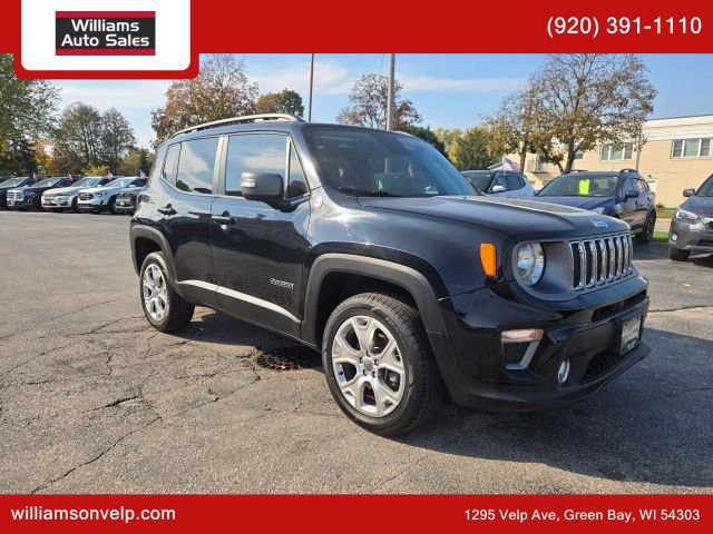 Used 2019 Jeep Renegade Limited w/ UConnect 8.4 Nav Group AWD/4WD 360° Tour