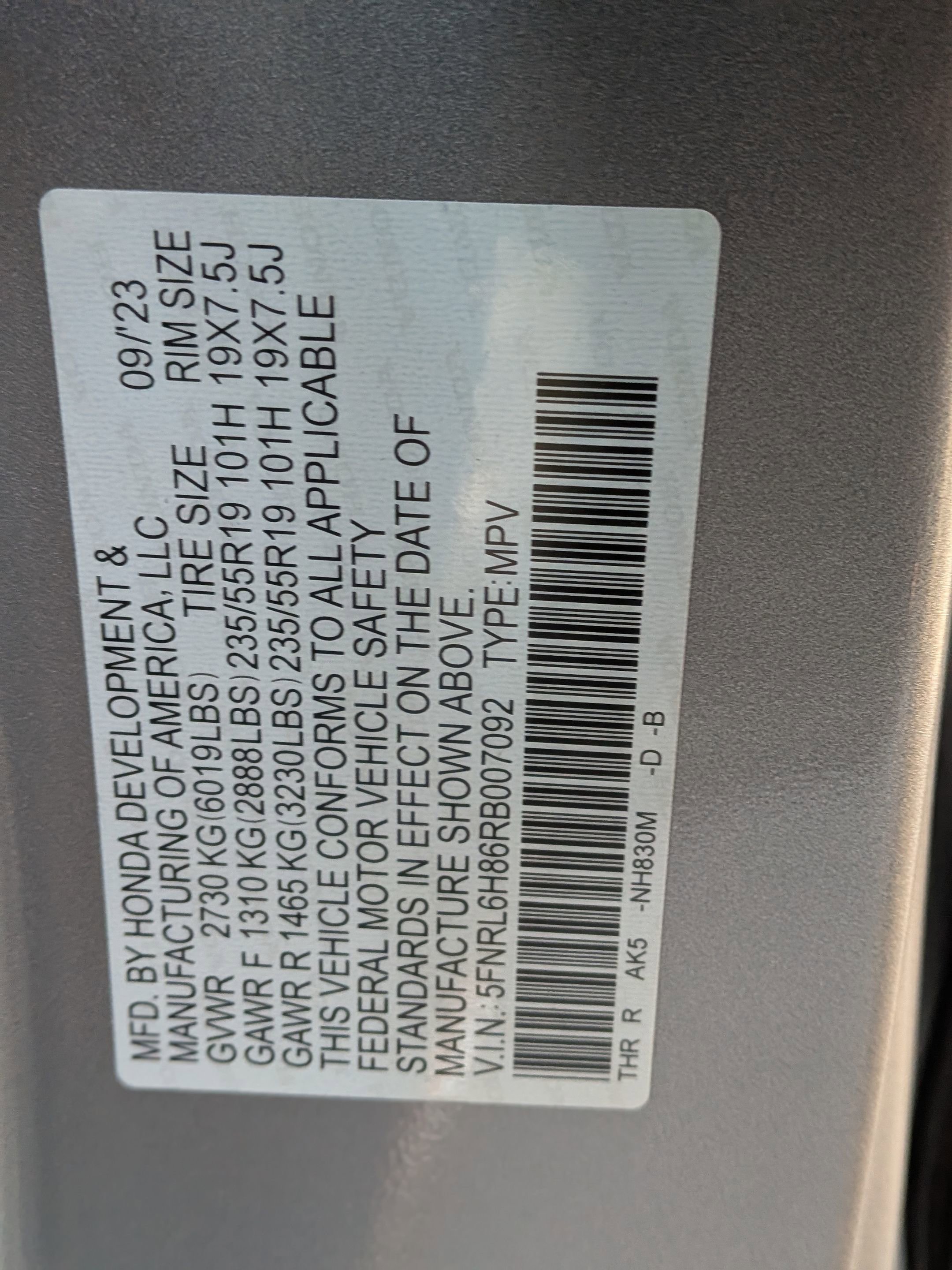 Used 2024 Honda Odyssey Touring image 39