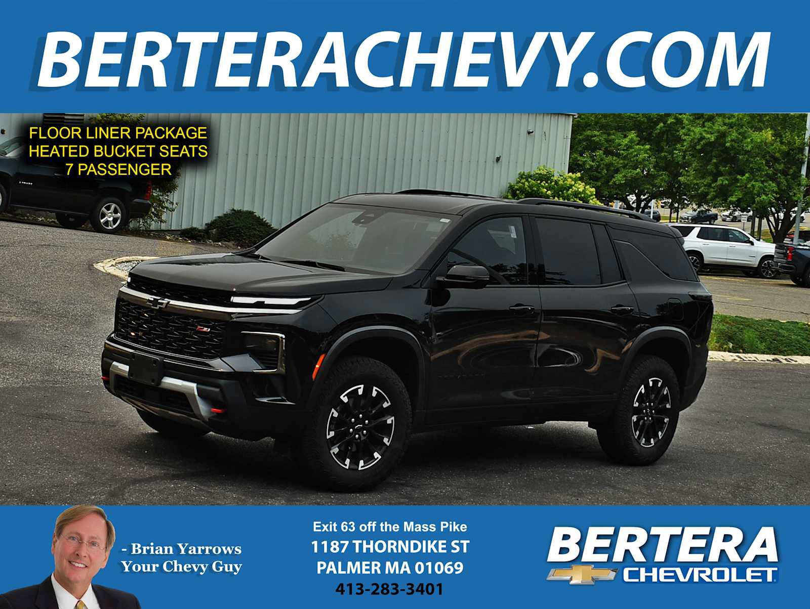 Used 2024 Chevrolet Traverse Z71 w/ LPO, Floor Liner Package
