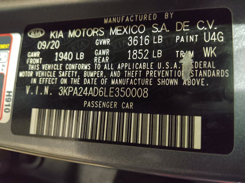 Used 2020 Kia Rio S FWD image 33