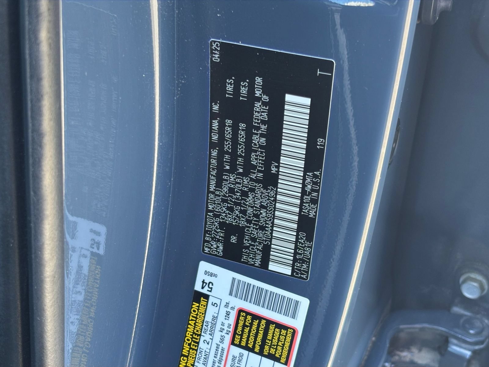 Used 2025 Toyota Grand Highlander FWD image 27